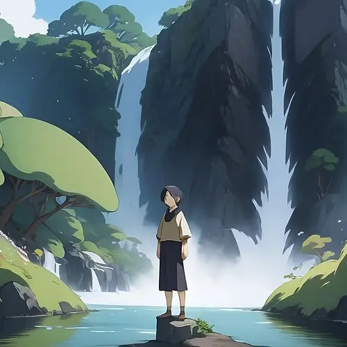 Tranquility - Deep Healing Relaxing Asian Music⛲🔁 Waterfall of Changes image