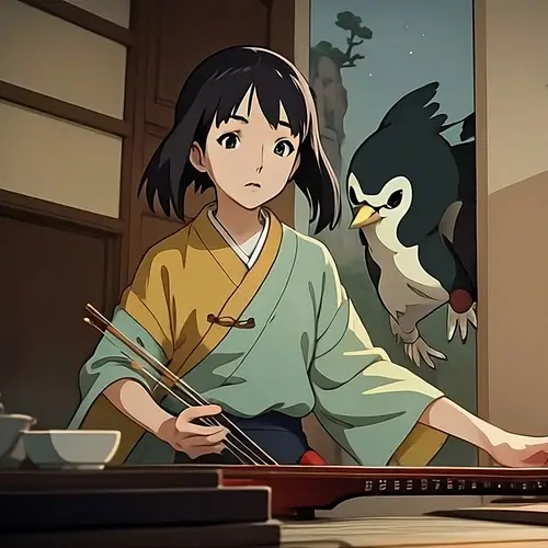 Shamisen Lofi Style 🕔👘 5 AM in Kyoto image