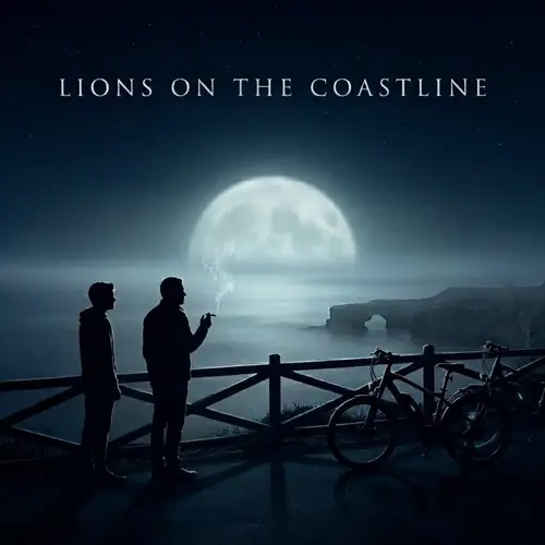 Lions on the coastline image
