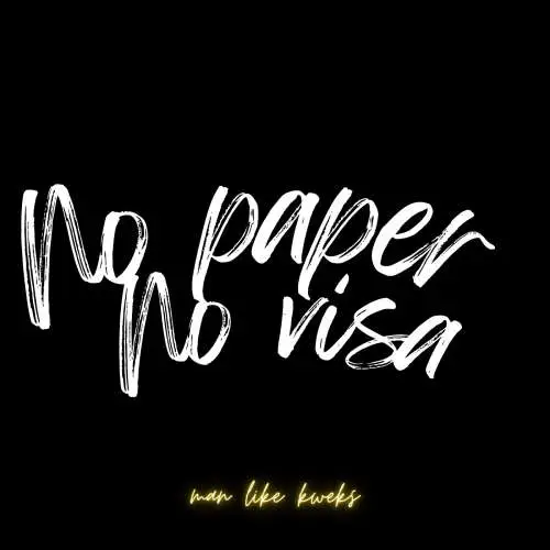 NO PAPER NO VISA image
