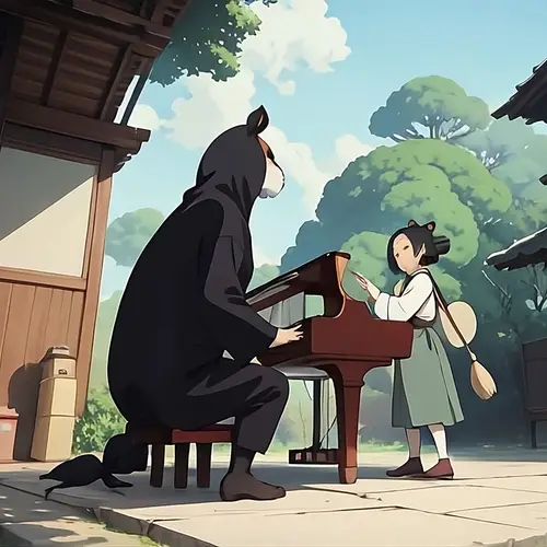 Piano Serene Music for Sleep 💨 Kaze no Michi (The Path of the Wind) image