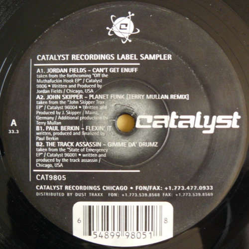 Catalyst Recordings Label Sampler - CAT9805 image
