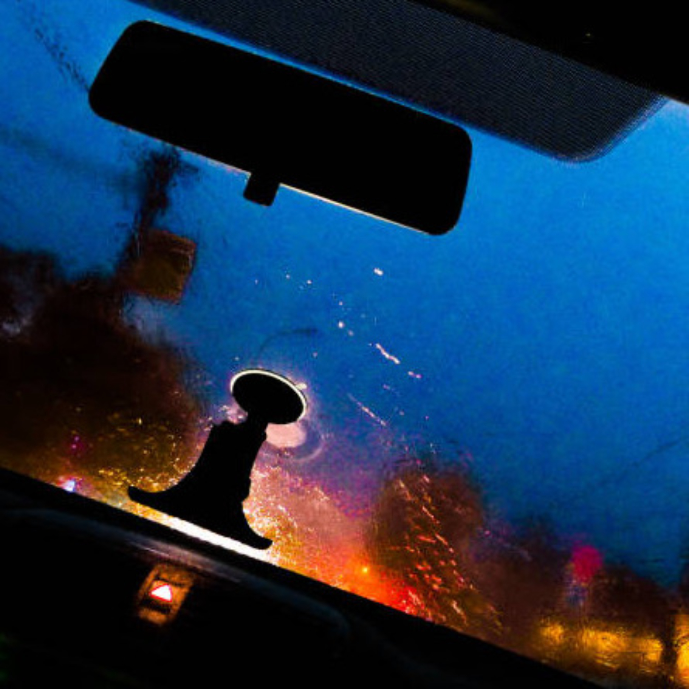 Darkness in the rearview image