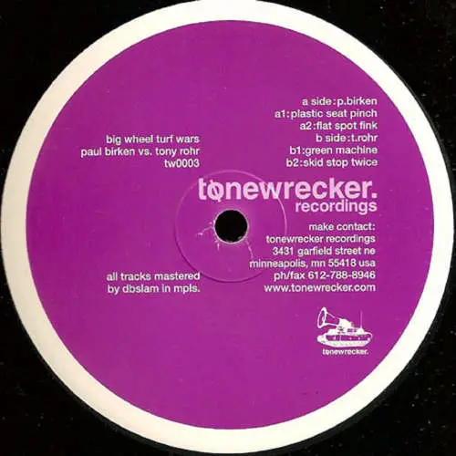 Big Wheel Turf Wars EP - TW0003 image