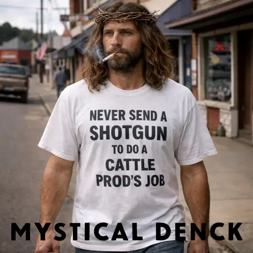 Never Send A Shotgun to Do a Cattle Prod's Job image