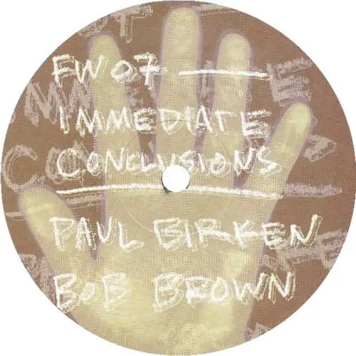 Immediate Conclusions EP - FW007 image